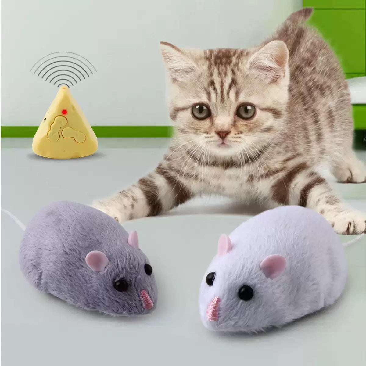 Electronic mouse toy for cats