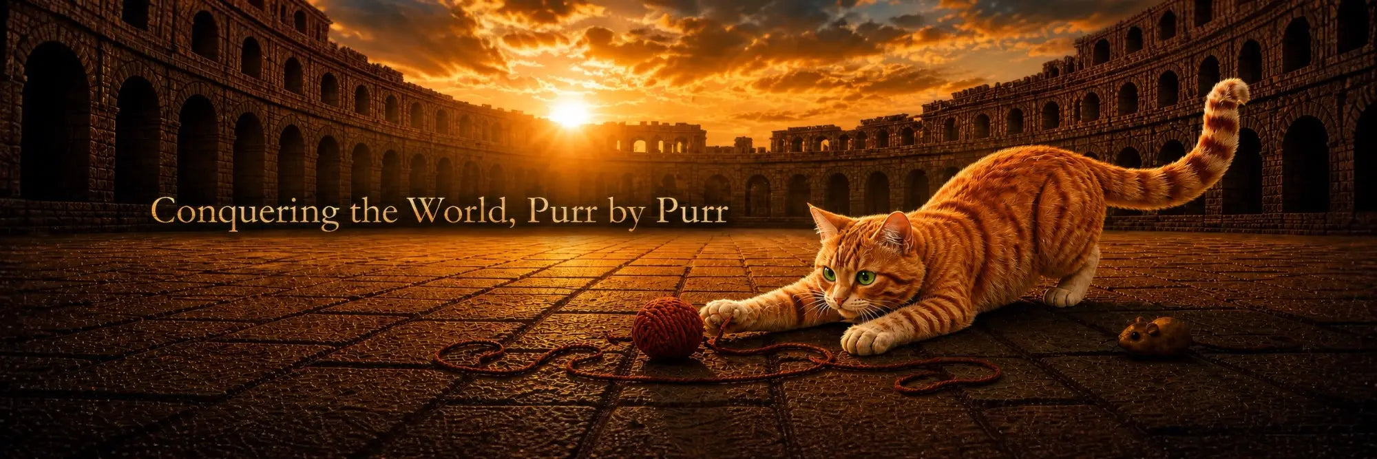 Conquering the world, purr by purr