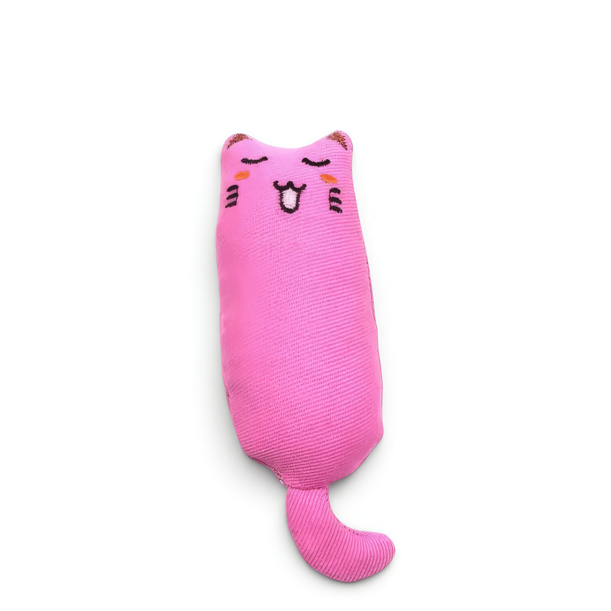 Pink catnip pillow made from soft durable linen with cotton filling